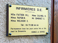 Plaque en plexiglass gravée et peinte à l'envers